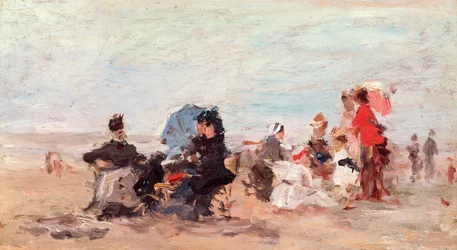 Strand bij Deauville, c.1924